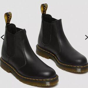 Dr. Martens 2976 Slip Resistant Black Leather Chelsea Boots